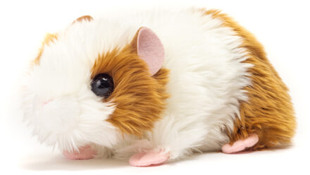 Knuffeldier Cavia - zachte pluche stof - premium kwaliteit knuffels - multi kleuren - 18 cm