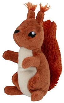 Knuffeldier eekhoorn - zachte pluche stof - 13 cm