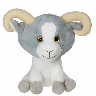 Knuffeldier Geit bok - zachte pluche stof - 30 cm