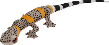 Knuffeldier Gekko Hagedis - pluche knuffel - premium kwaliteit knuffels - beige/geel - 112 cm
