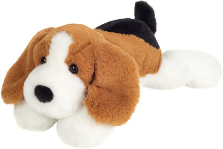 Knuffeldier hond Beagle - pluche - premium knuffels - multi kleur - 29 cm