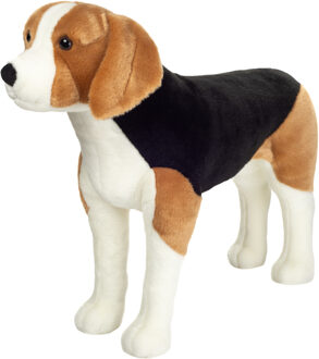 Knuffeldier hond Beagle - zachte pluche stof - premium kwaliteit knuffels - 60 cm
