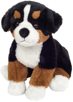 Knuffeldier hond Berner Sennen - pluche - premium knuffels - multi kleur - 26 cm