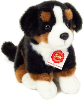 Knuffeldier hond Berner Sennen - zachte pluche stof - premium knuffels - multi kleuren - 21 cm