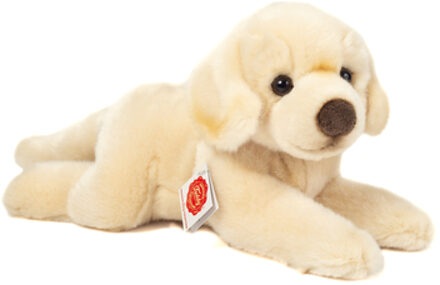 Knuffeldier hond Labrador - zachte pluche - premium knuffels - creme wit - 33 cm