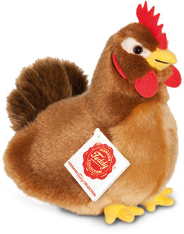 Knuffeldier Kip - zachte pluche stof - premium kwaliteit knuffels - lichtbruin - 16 cm