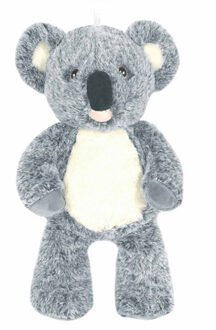 Knuffeldier Koala Aussie - zachte pluche stof - dieren knuffels - grijs - 25 cm - Knuffeldier