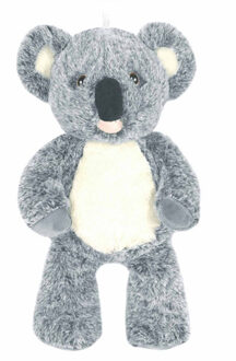 Knuffeldier Koala Aussie - zachte pluche stof - dieren knuffels - grijs - 25 cm