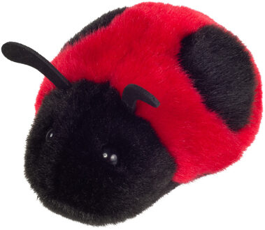 Knuffeldier Lieveheersbeestje - zachte pluche stof - premium kwaliteit knuffels - rood - 11 cm