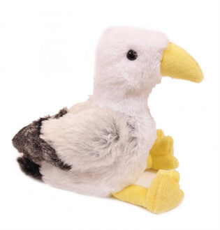 Knuffeldier Meeuw - zachte pluche stof - premium kwaliteit knuffels - Vogels - 20 cm