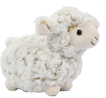 Knuffeldier Schaap/lammetje - zachte pluche stof - premium kwaliteit knuffels - wit - 20 cm