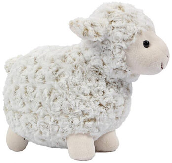 Knuffeldier Schaap/lammetje - zachte pluche stof - premium kwaliteit knuffels - wit - 35 cm
