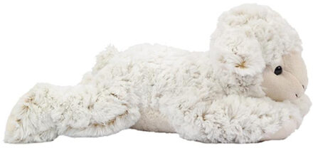 Knuffeldier Schaap/lammetje - zachte pluche stof - premium kwaliteit knuffels - wit - 37 cm