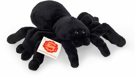 Knuffeldier Vogelspin - zachte pluche stof - premium kwaliteit knuffels - zwart - 16 cm