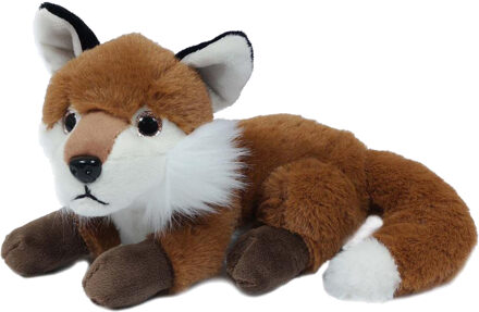 Knuffeldier Vos - zachte pluche stof - lichtbruin - premium kwaliteit knuffels - 16 cm