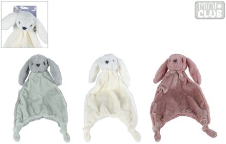 knuffeldoekje konijn 3ass 38cm verschillende