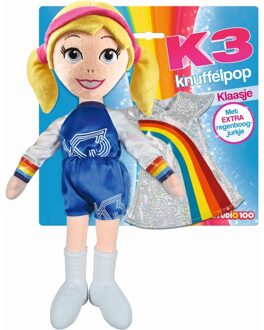 Knuffelpop K3 Met Extra Jurkje - Klaasje 40 Cm - Knuffelpop Studio 100 K3