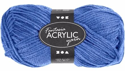 Knutsel wol blauw 50 gram
