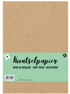 Knutselpapier kraft, a4 110 gram, 100 vel