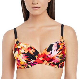 Ko Phi Phi Gathered Full Cup Bikini Top * Actie * Versch.kleure/Patroon,Zwart - E 70