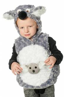 Koala bodysuit kind Zilver - Grijs