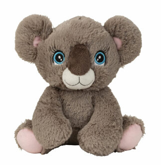 Koala knuffel van zachte pluche - speelgoed dieren - 21 cm Multi