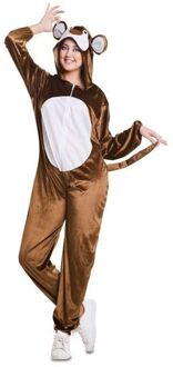 Koala onesie volwassenen Bruin - Kastanje