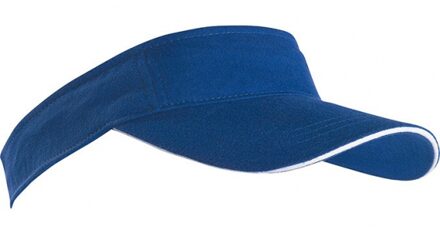 Kobalt blauwe zonneklep