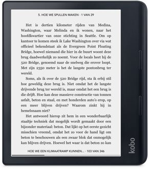 Kobo Sage E-reader Zwart