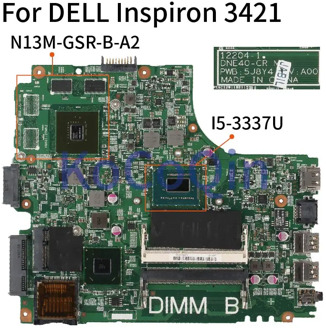 KoCoQin Laptop motherboard For DELL Inspiron 3421 I5-3337U SR0XL N13M-GSR-B-A2 Mainboard 12204-1 CN-055NJX 055NJX