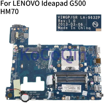 KoCoQin Laptop Motherboard For LENOVO Ideapad G500 HM70 PGA989 Mainboard VIWGP/GR LA-9632P 90002834 SJTNV DDR3
