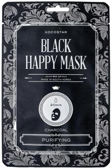 KOCOSTAR Gezichtsmasker KOCOSTAR Black Happy Mask 25 ml