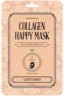 KOCOSTAR Gezichtsmasker KOCOSTAR Collagen Happy Mask 1 st