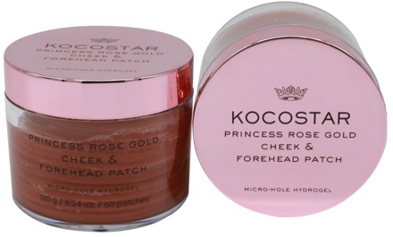 KOCOSTAR Gezichtsmasker KOCOSTAR Princess Rose Gold Cheek & Forehead Patch 60 st
