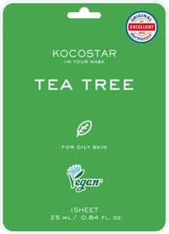 KOCOSTAR Gezichtsmasker KOCOSTAR Tea Tree Mask Sheet 1 st