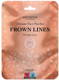 KOCOSTAR Gezichtsmasker KOCOSTAR Ultimate Face Tape Frown Lines 6 st