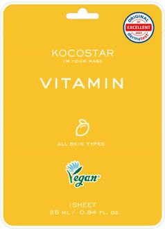 KOCOSTAR Gezichtsmasker KOCOSTAR Vitamin Mask Sheet 1 st