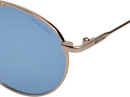 Kodak CF90002 Gepolariseerde Ronde Zonnebril voor Heren en Dames Goud - One Size