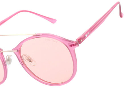 Kodak CF90024 Ronde Gepolariseerde Zonnebril voor Mannen en Vrouwen Roze - One Size