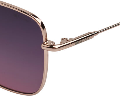 Kodak CF90109 Gepolariseerde vierkante metalen zonnebril voor dames Roze