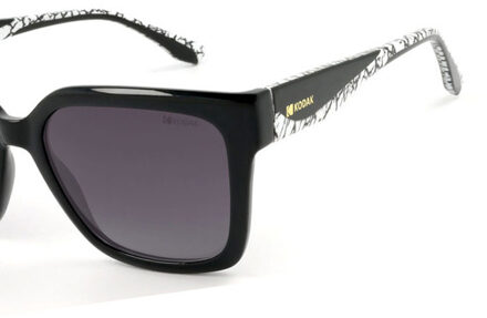 Kodak CF90118 Dames Gepolariseerde Vierkante Zonnebril Zwart