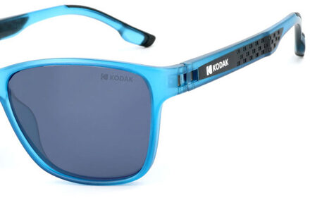 Kodak CF90121 Heren Gepolariseerde Vierkante Zonnebril Blauw - One Size