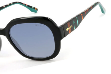 Kodak CF90126 Dames Gepolariseerde Ovale Zonnebril Zwart