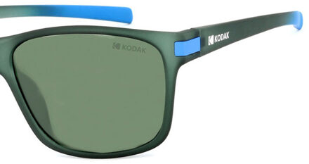 Kodak CF90129 Dames Gemetiseerde Vierkante Zonnebril Groen - One Size