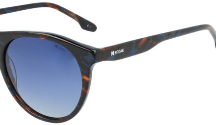 Kodak FI40000 Ronde Gepolariseerde Zonnebril voor Mannen Blauw