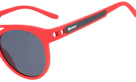 Kodak Ronde Zonnebril CF90010 Mannen-Vrouwen - maat Rood