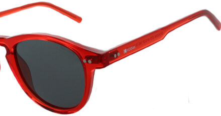 Kodak Ronde Zonnebrillen CF90006 Mannen-Vrouwen Rood - One Size