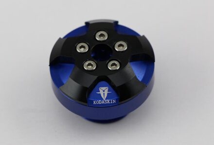 KODASKIN Motorfiets CNC Olievuldop voor DL650 DL1000 GSF1200 GSF1250 Bandit blauw