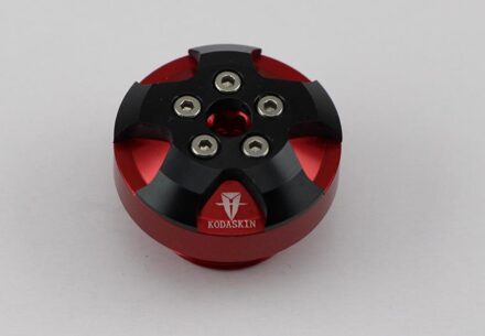KODASKIN Motorfiets CNC Olievuldop voor DL650 DL1000 GSF1200 GSF1250 Bandit rood