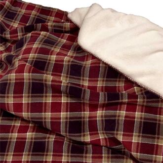 Kody fleece plaid Rood